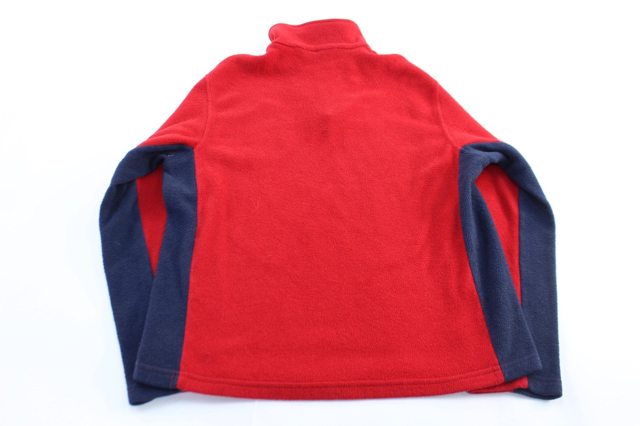 Nautica Jeans Co. Embroidered Red & Blue Fleece Pullover - Jacket - Thrifted Threads