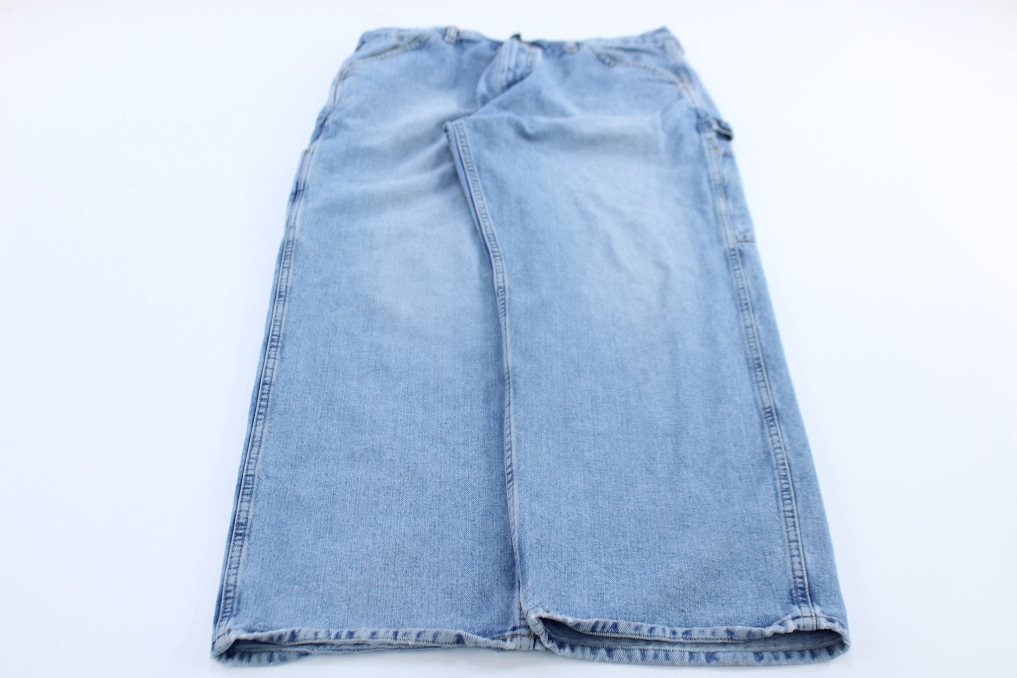 Nautica Light Wash Denim Carpenter Jeans - ThriftedThreads.com