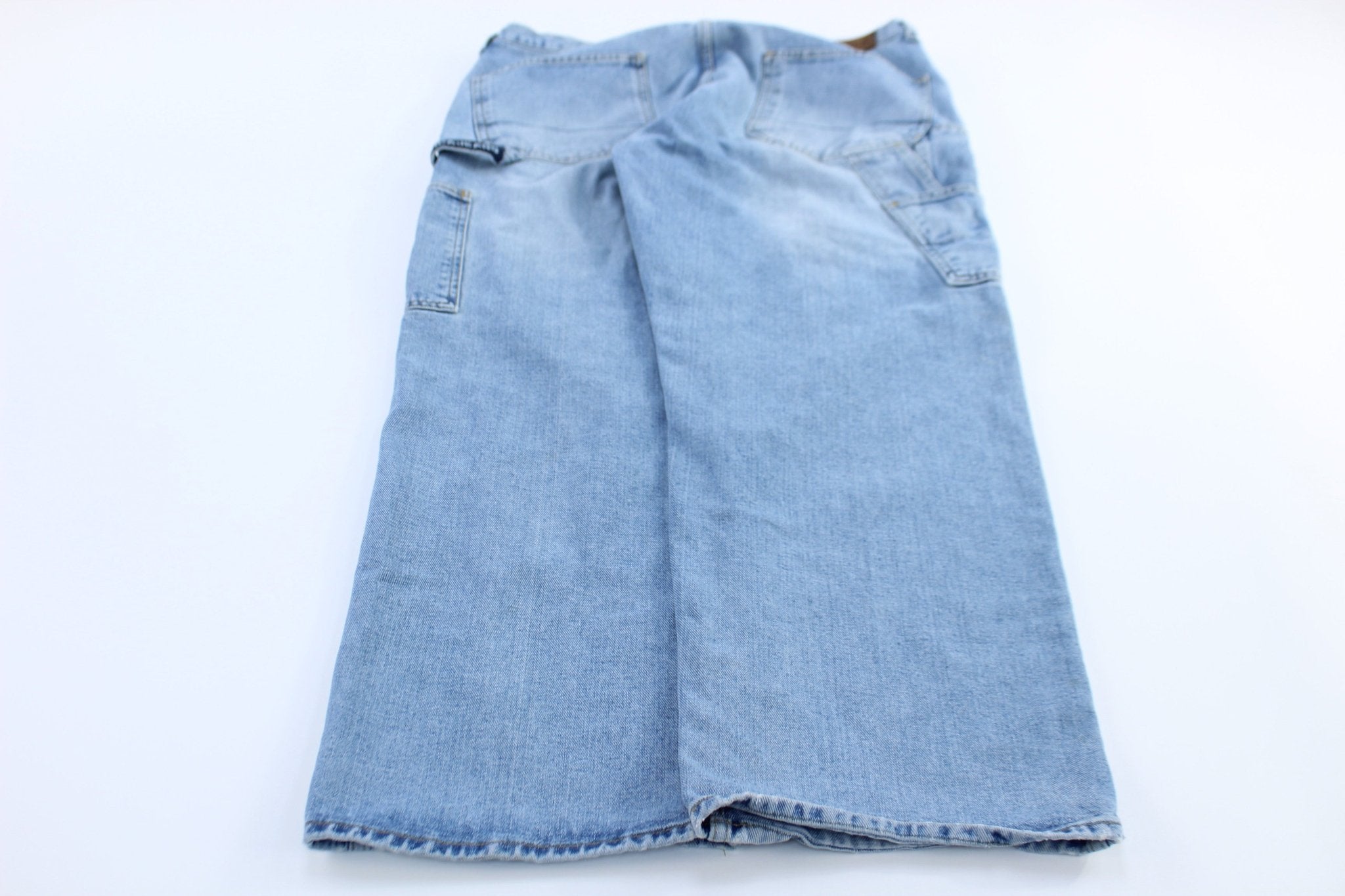 Nautica Light Wash Denim Carpenter Jeans - ThriftedThreads.com