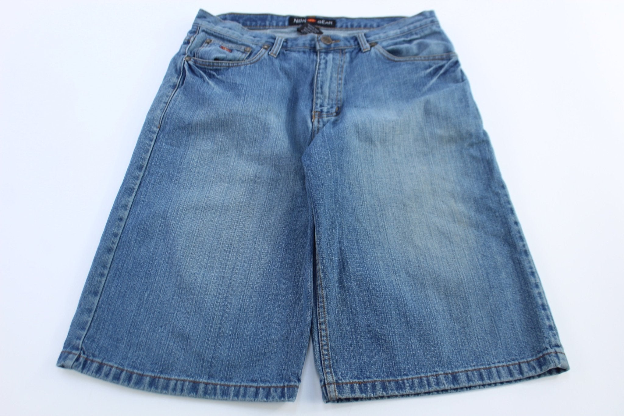 NBN Gear Medium Wash Denim Shorts - Pants/Shorts - Thrifted Threads