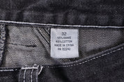 Negro League Embroidered Black Denim Jeans - Pants/Shorts - Thrifted Threads