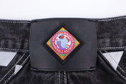Negro League Embroidered Black Denim Jeans - Pants/Shorts - Thrifted Threads