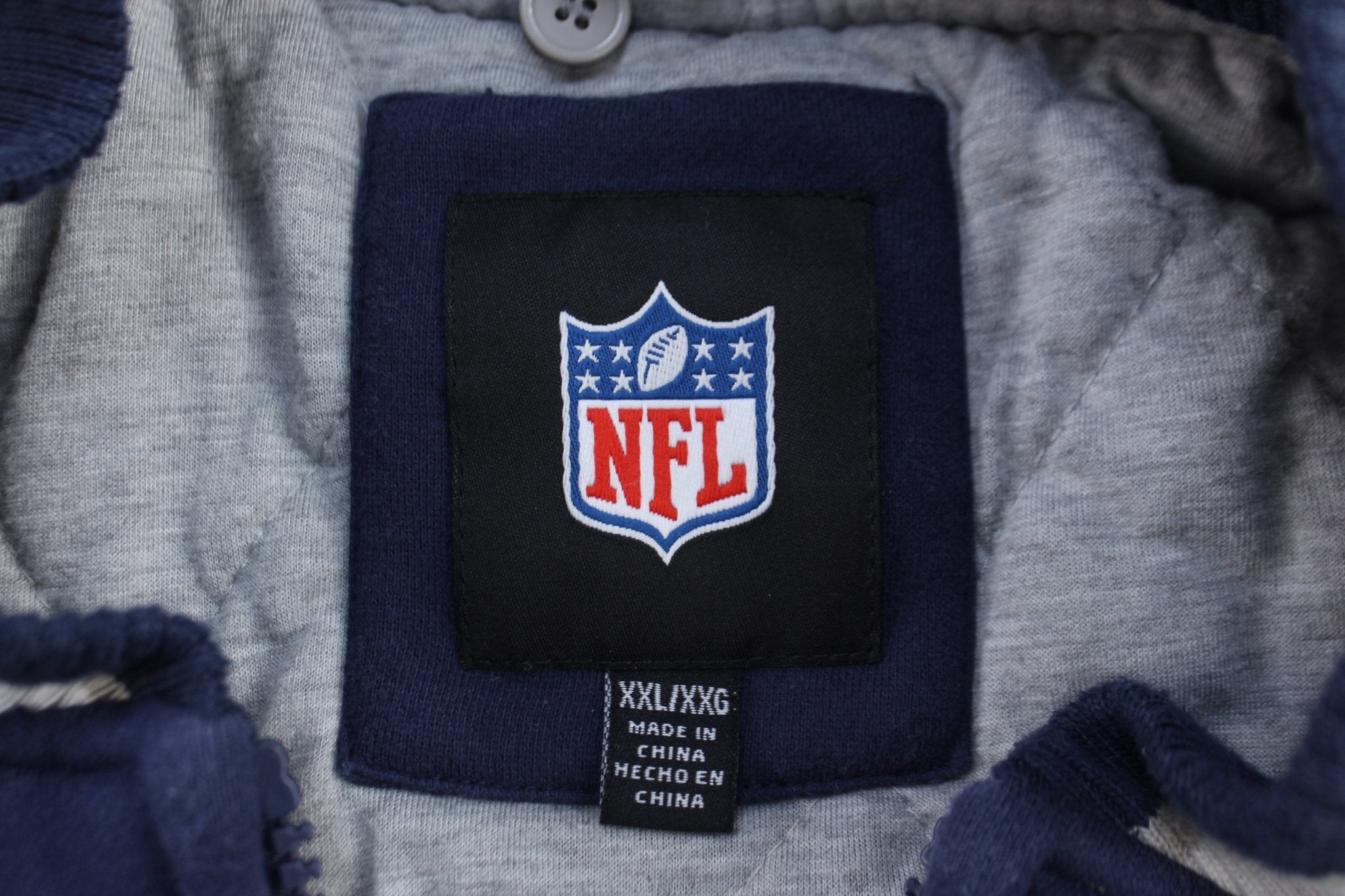 New England Patriots 4 Time Champions Bomber Jacket - Jacket - Thrifted Threads