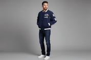 New England Patriots 4 Time Champions Bomber Jacket - Jacket - Thrifted Threads