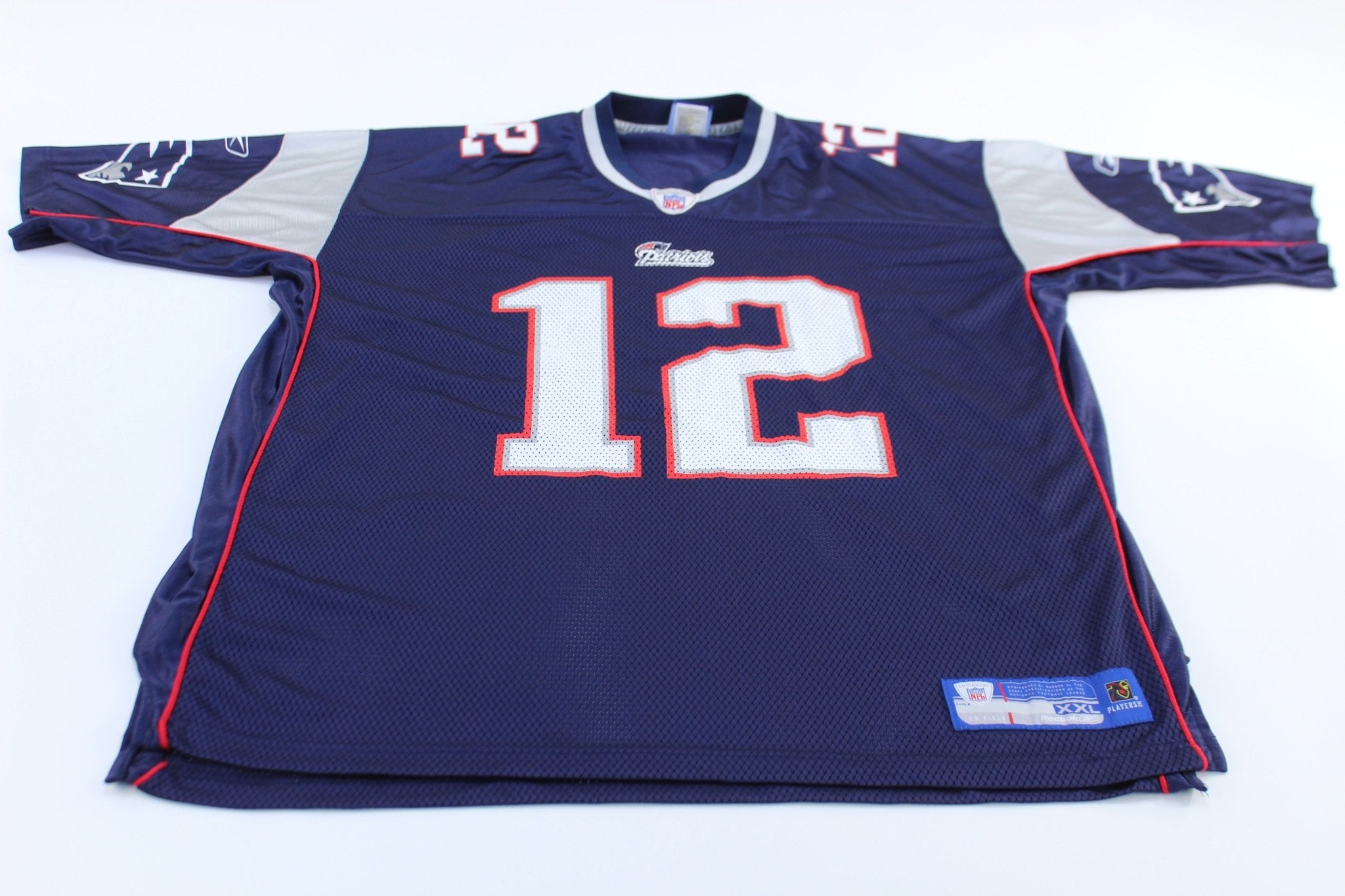 New England Patriots Tom Brady Reebok Football Jersey - ThriftedThreads.com