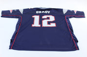 New England Patriots Tom Brady Reebok Football Jersey - ThriftedThreads.com