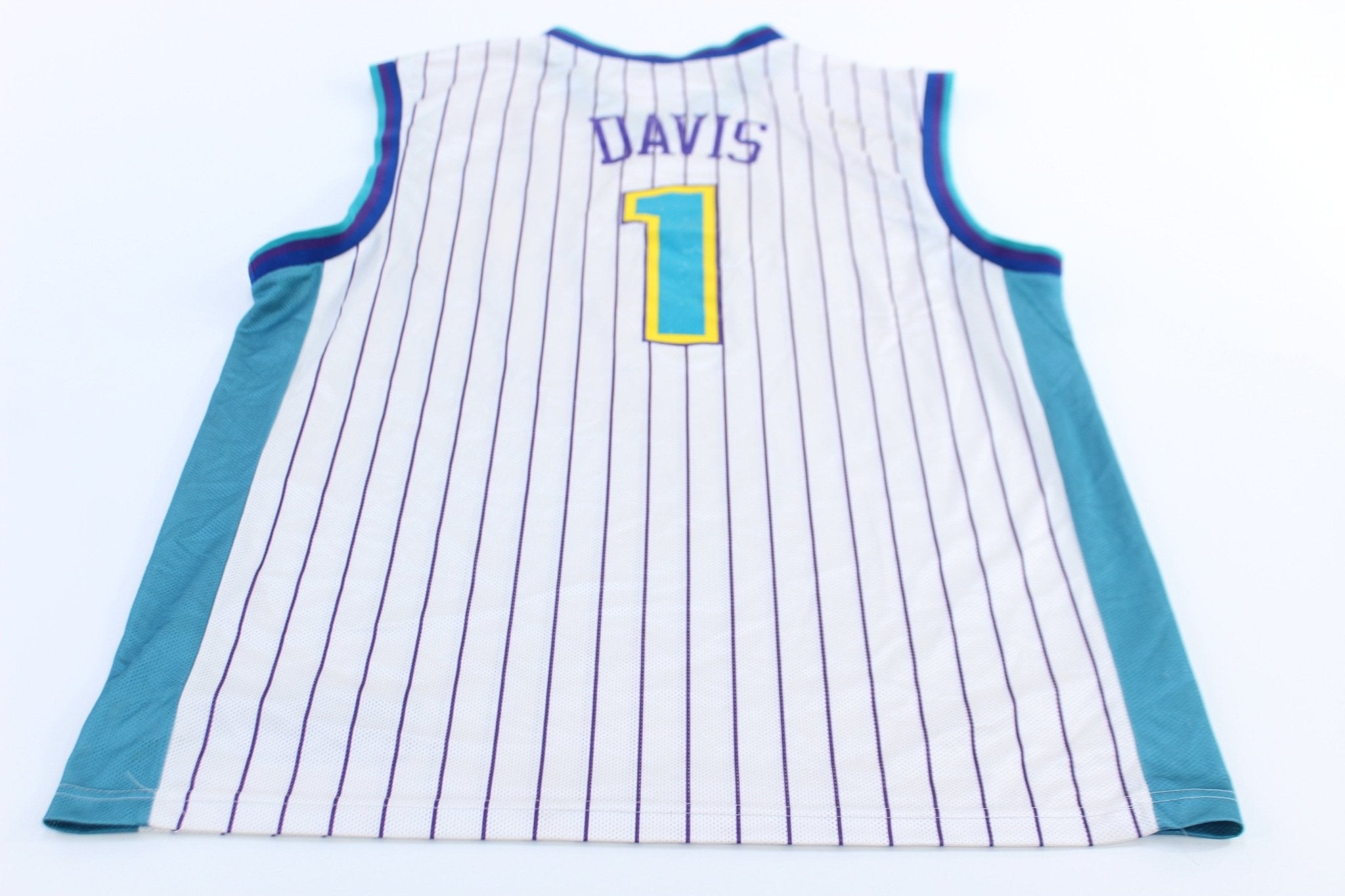 New Orleans Pelicans Anthony Davis Reebok Basketball Jersey - ThriftedThreads.com