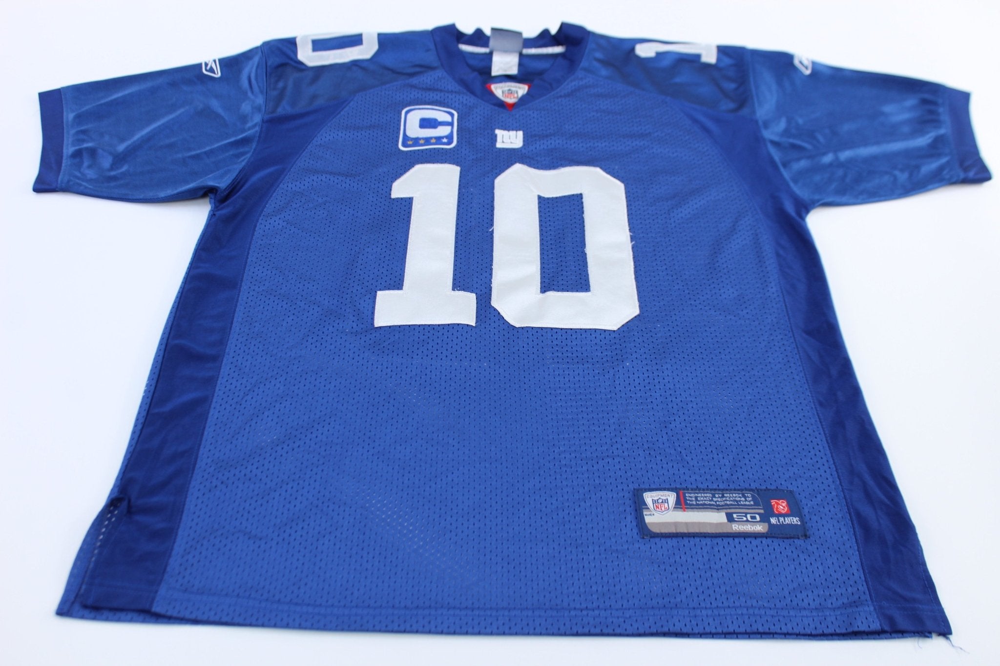New York Giants Eli Manning 10 Reebok Football Jersey - ThriftedThreads.com