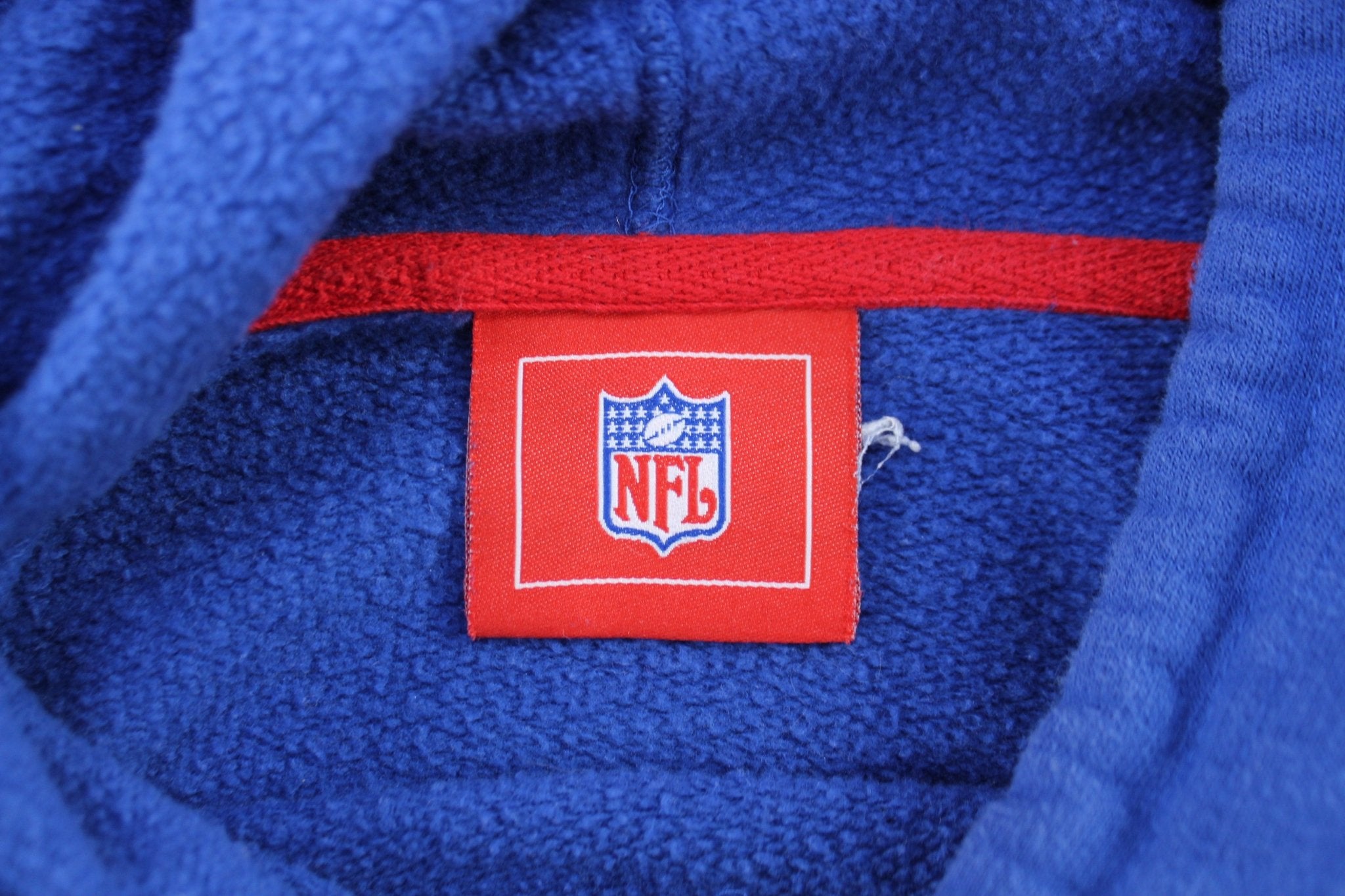 New York Giants Embroidered Pullover Hoodie - ThriftedThreads.com