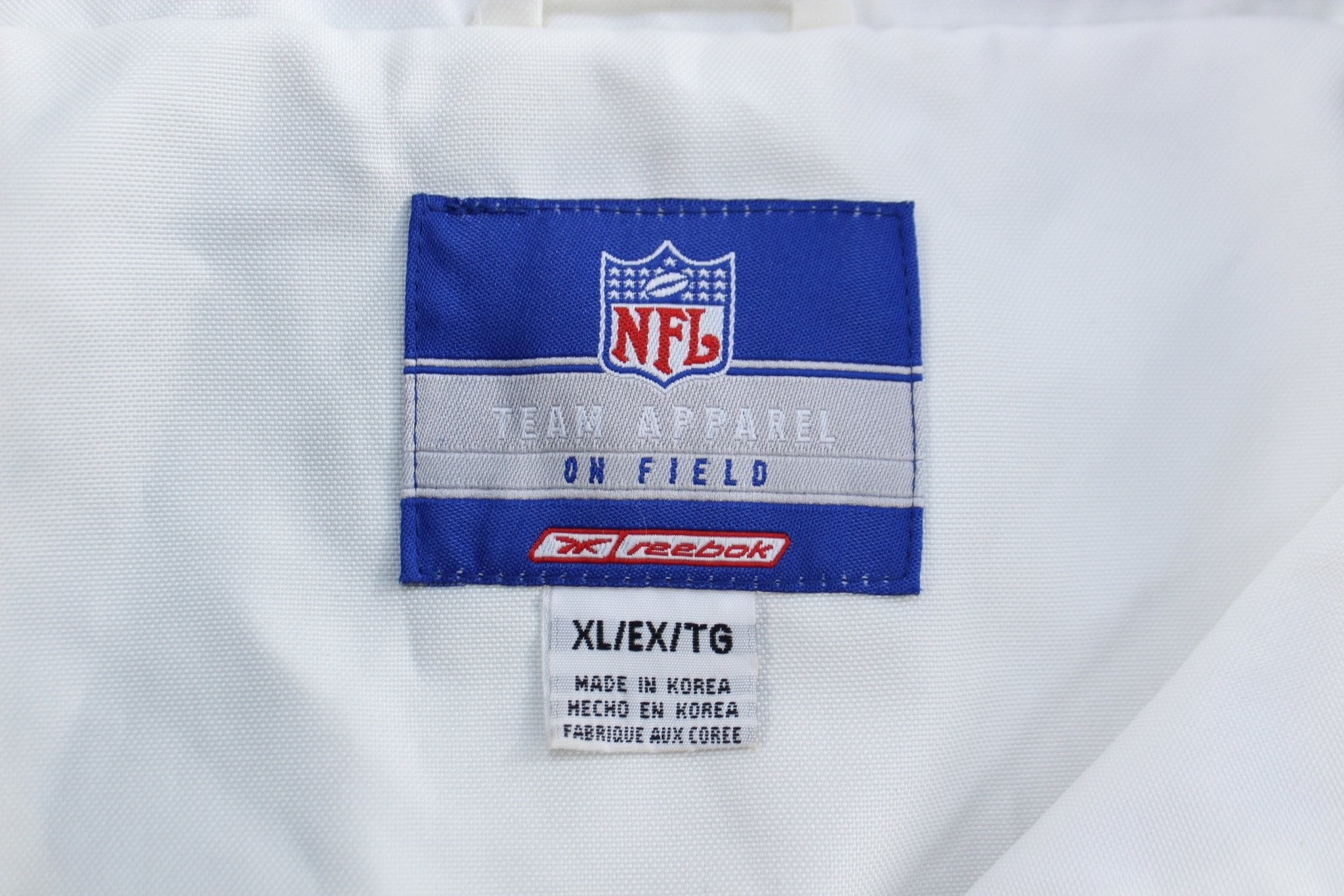 New York Jets Football Embroidered Reebok Zip Up Jacket - ThriftedThreads.com