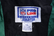 New York Jets Football Full Zip Puffer Jacket - Jacket - Thrifted Threads