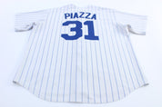 New York Mets Mike Piazza 31 Majestic Baseball Jersey - ThriftedThreads.com