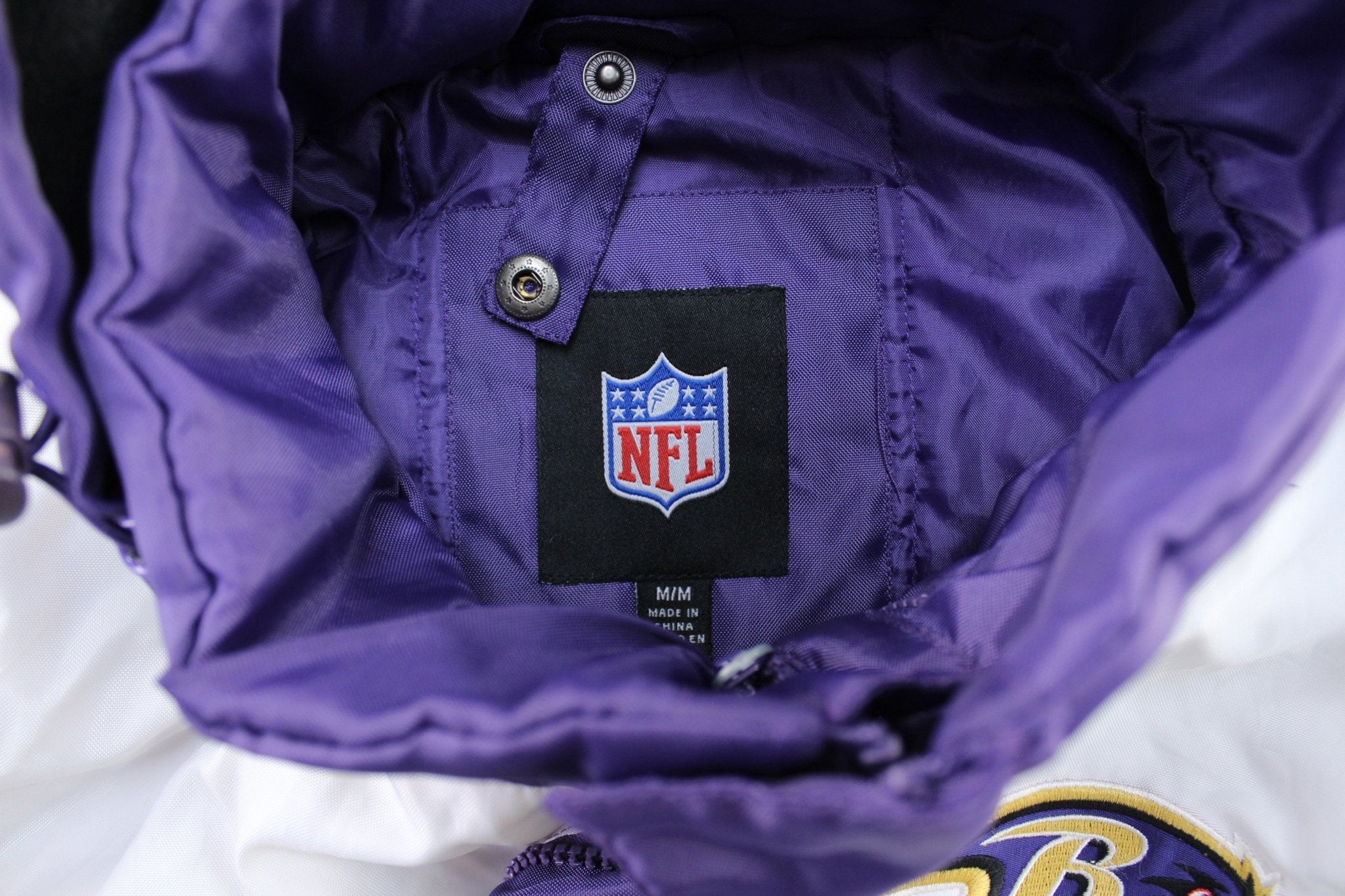 Nfl baltimore ravens purchases embroidered jacket