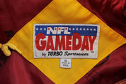 NFL Game Day Washington Redskins Embroidered Logo Zip Up Jacket - ThriftedThreads.com