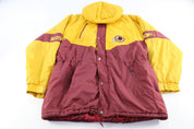 NFL Game Day Washington Redskins Embroidered Logo Zip Up Jacket - ThriftedThreads.com