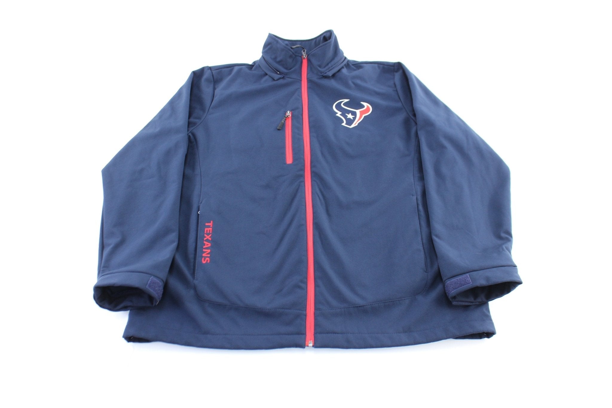 NFL Houston Texans Embroidered Zip Up Jacket - Jacket - Thrifted Threads