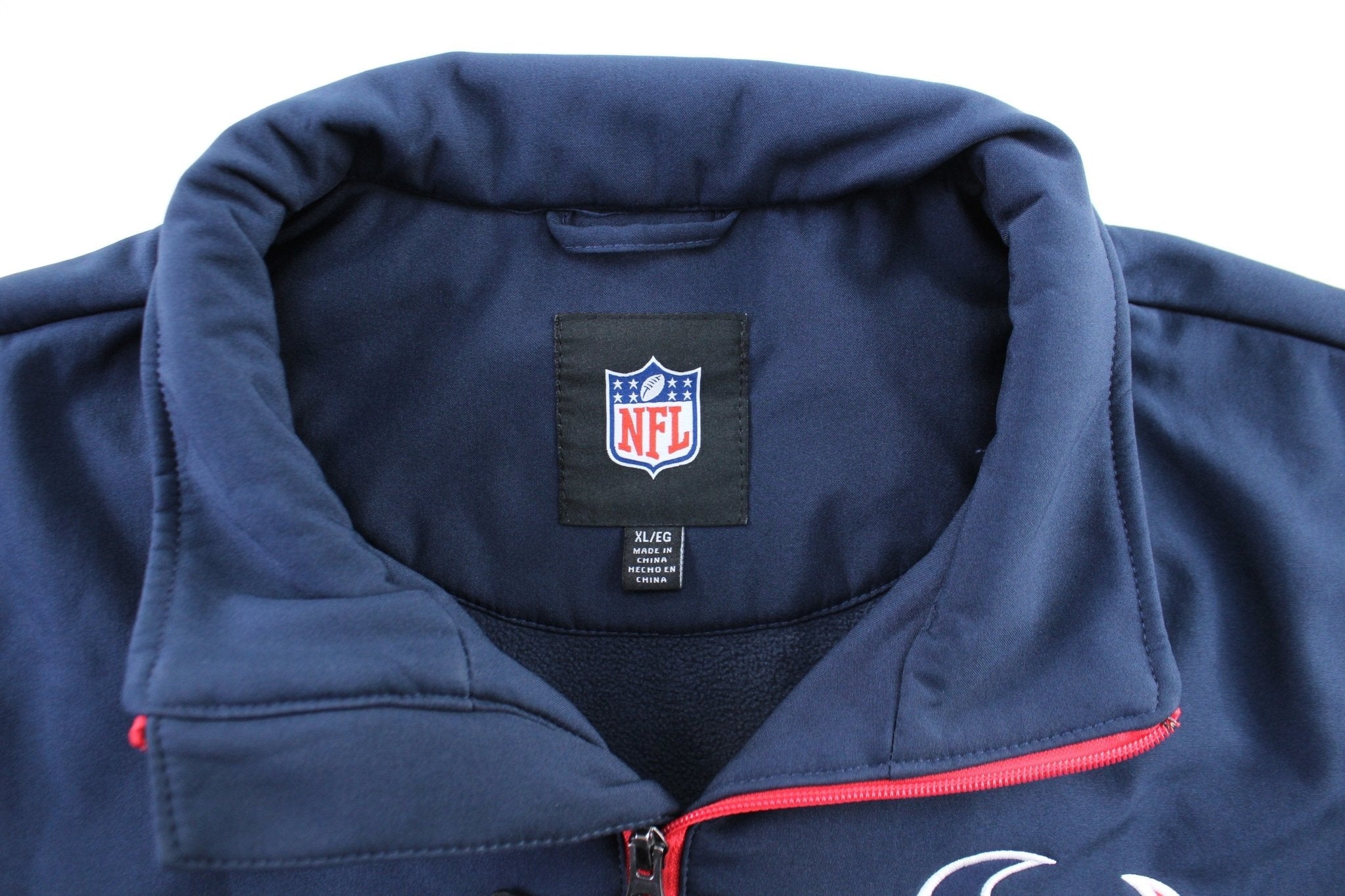 NFL Houston Texans Embroidered Zip Up Jacket - Jacket - Thrifted Threads