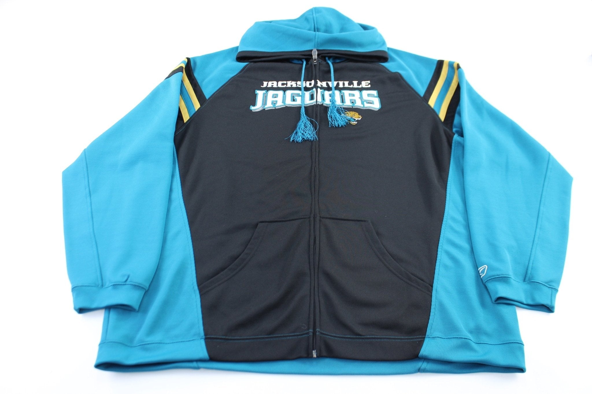 NFL Jacksonville Jaguars Embroidered Zip Up Jacket - Jacket - Thrifted Threads