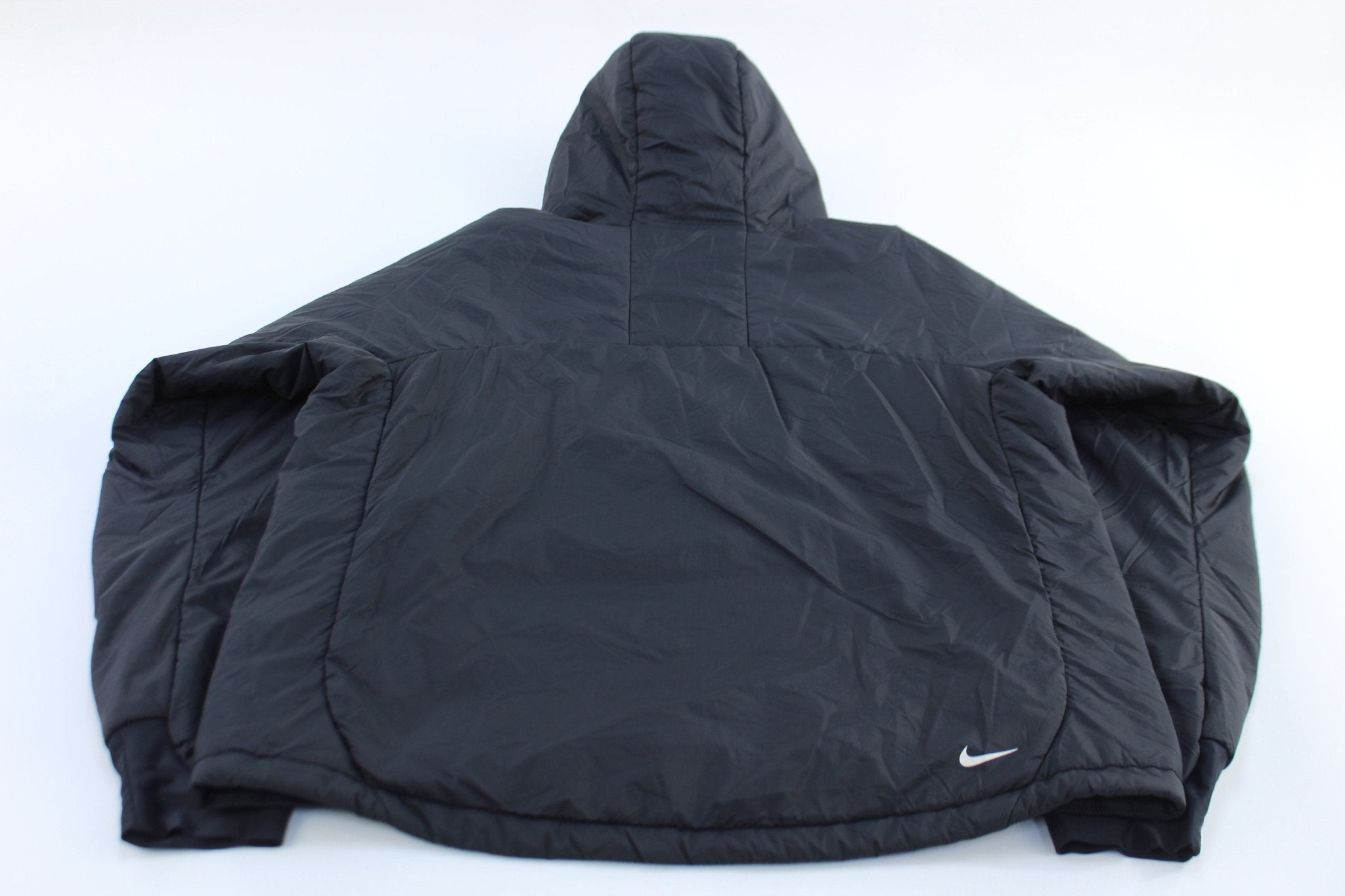 Nike ACG Logo Black Primaloft Hooded Jacket - ThriftedThreads.com