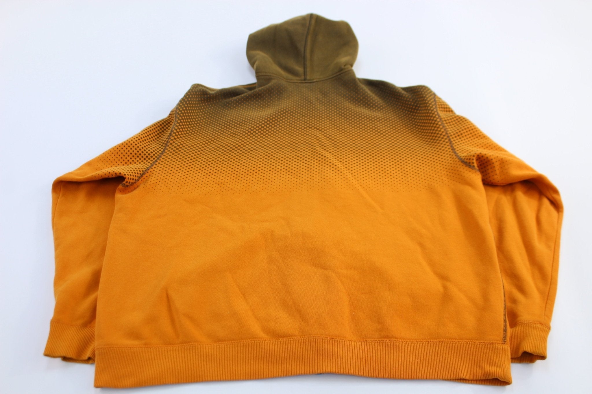 Nike Air Just Do It Logo Orange Full Zip Hoodie - Jackets - Thrifted Threads