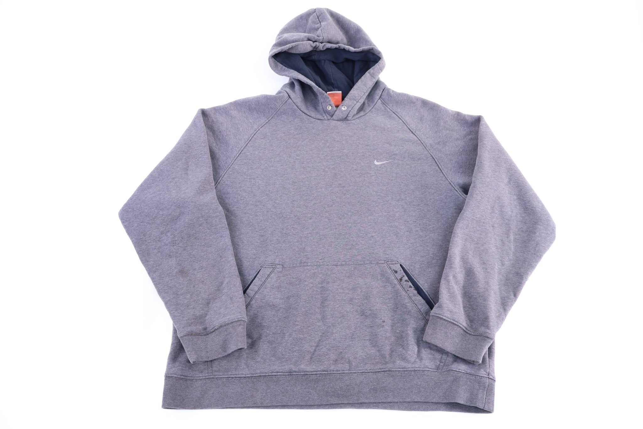 Nike Athletic Dept Grey Pullover Hoodie - Sweatshirt - Thrifted Threads