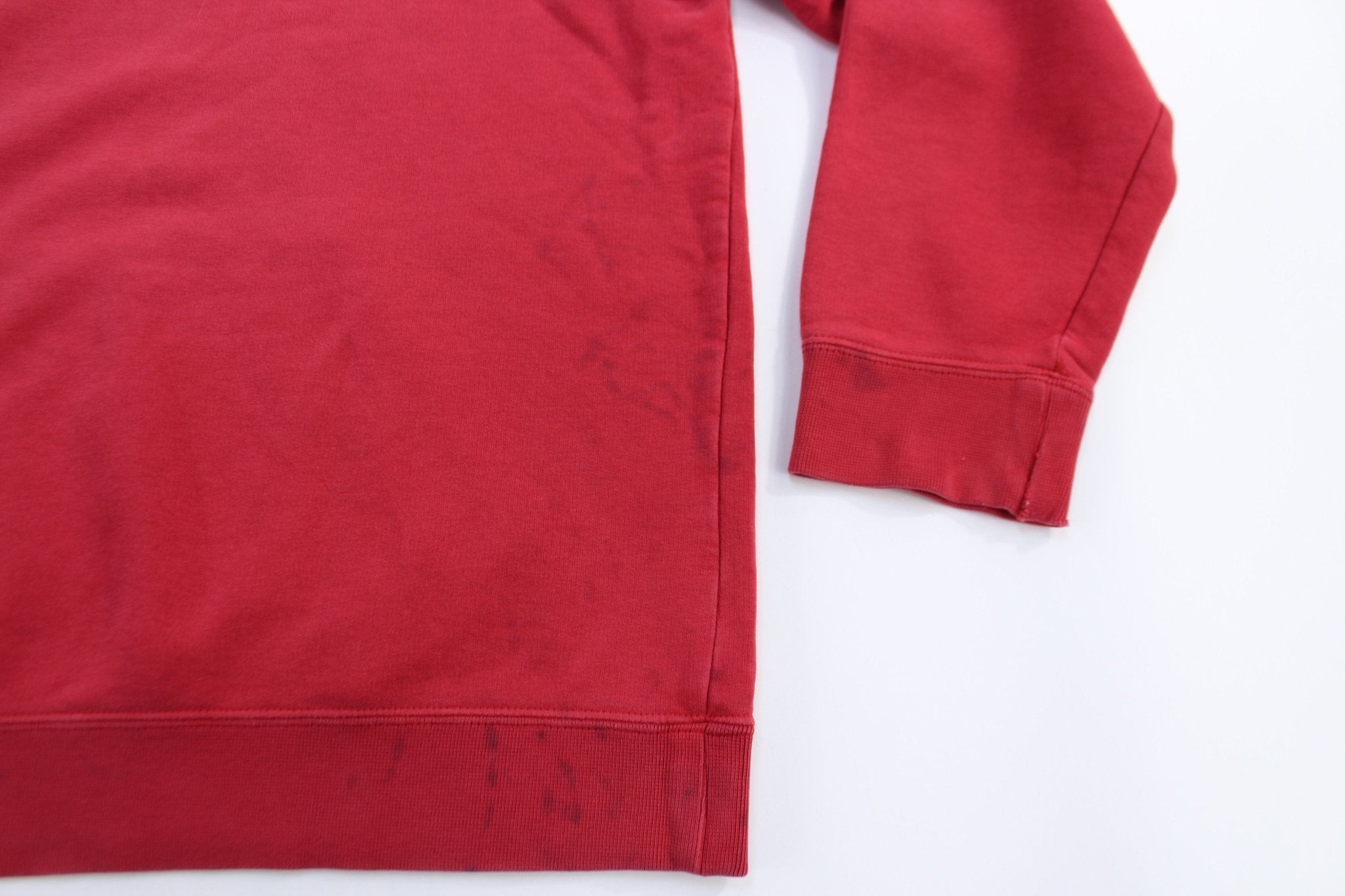 Nike Athletics Red Pullover Hoodie - Sweatshirt - Thrifted Threads