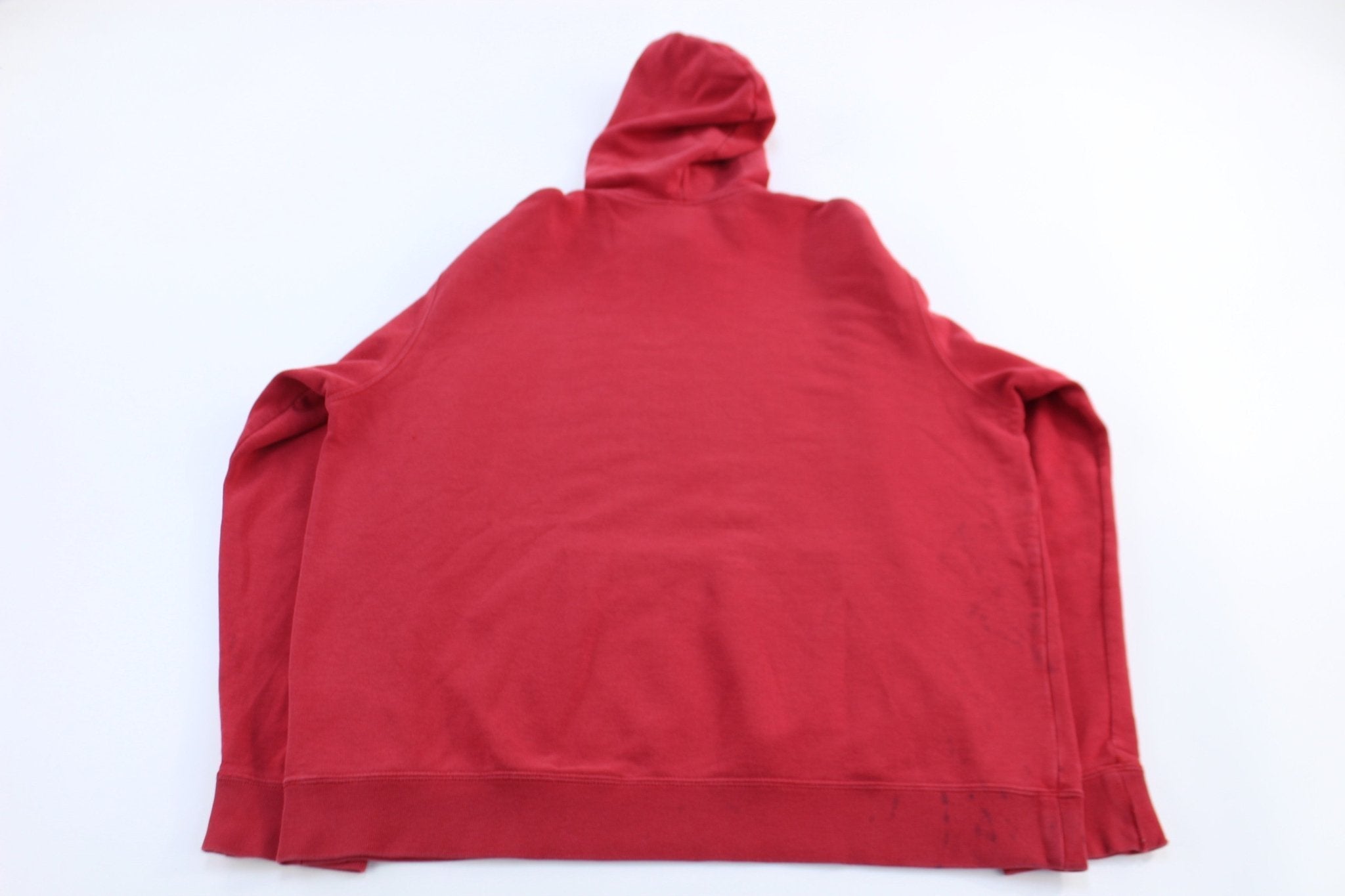 Nike Athletics Red Pullover Hoodie - Sweatshirt - Thrifted Threads