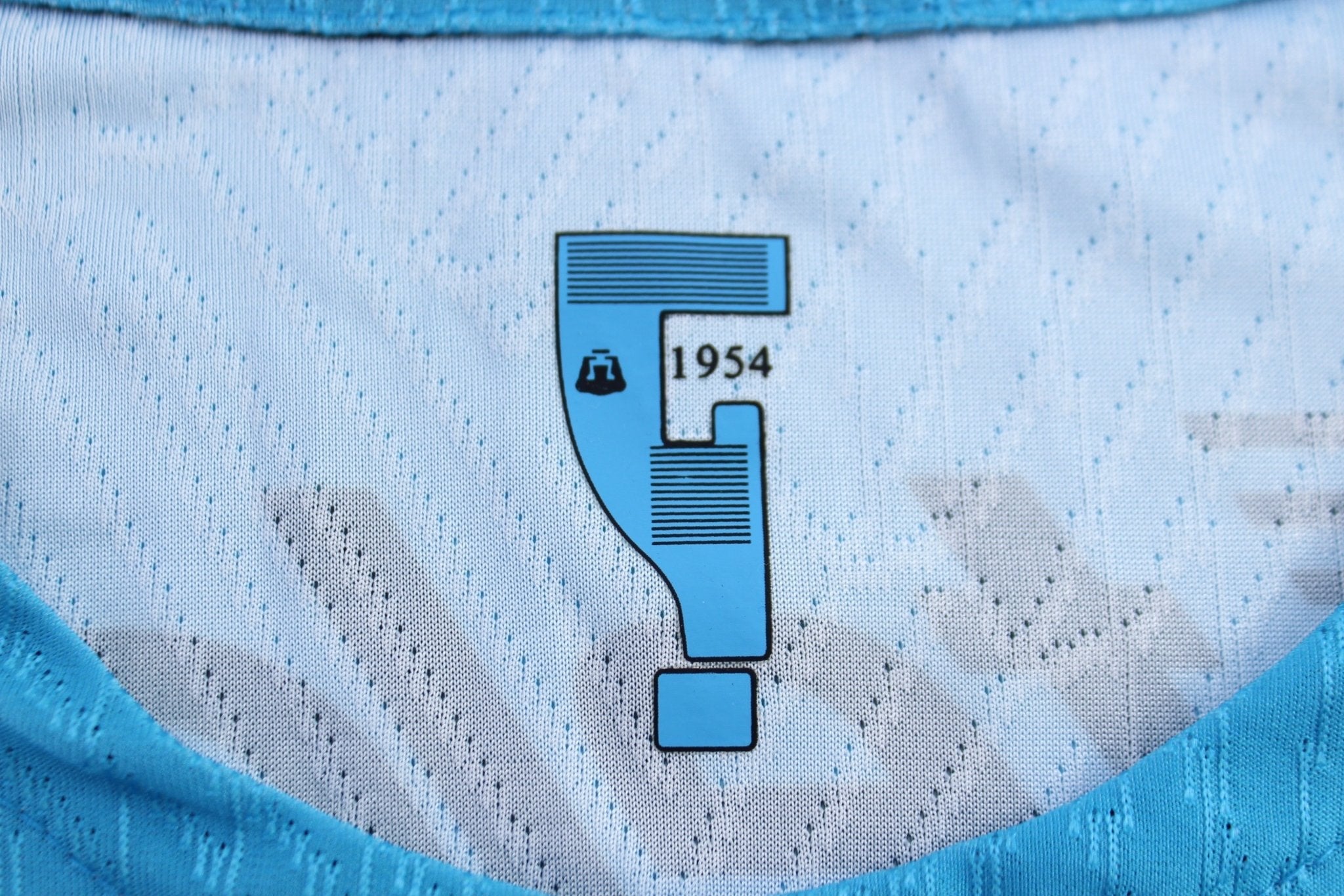 Nike Center Swoosh Logo Pumas UNAM Blue & Black Soccer Jersey - ThriftedThreads.com