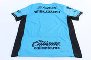 Nike Center Swoosh Logo Pumas UNAM Blue & Black Soccer Jersey - ThriftedThreads.com