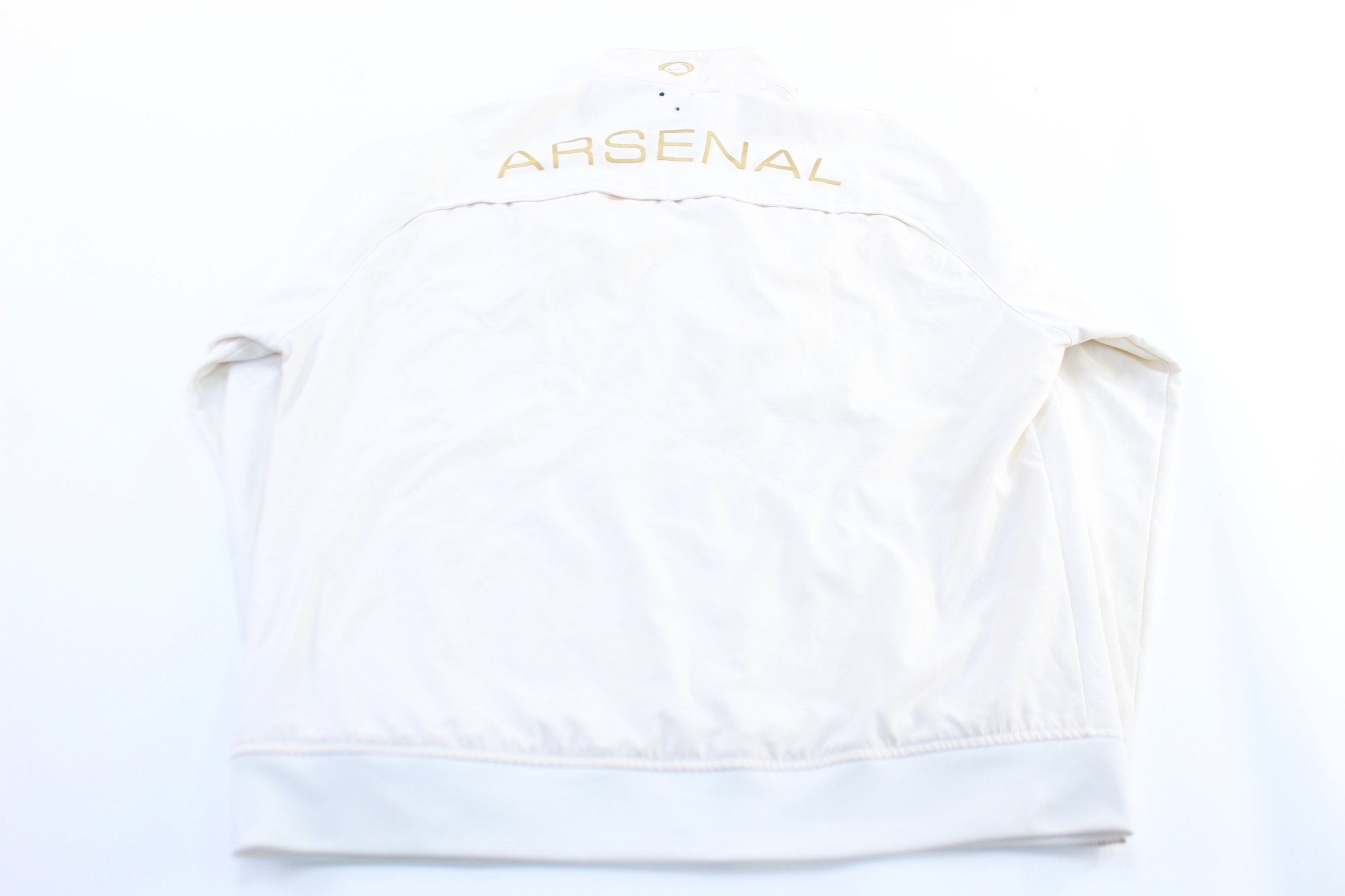 Nike Embroidered Logo Arsenal Soccer Zip Up Jacket - ThriftedThreads.com