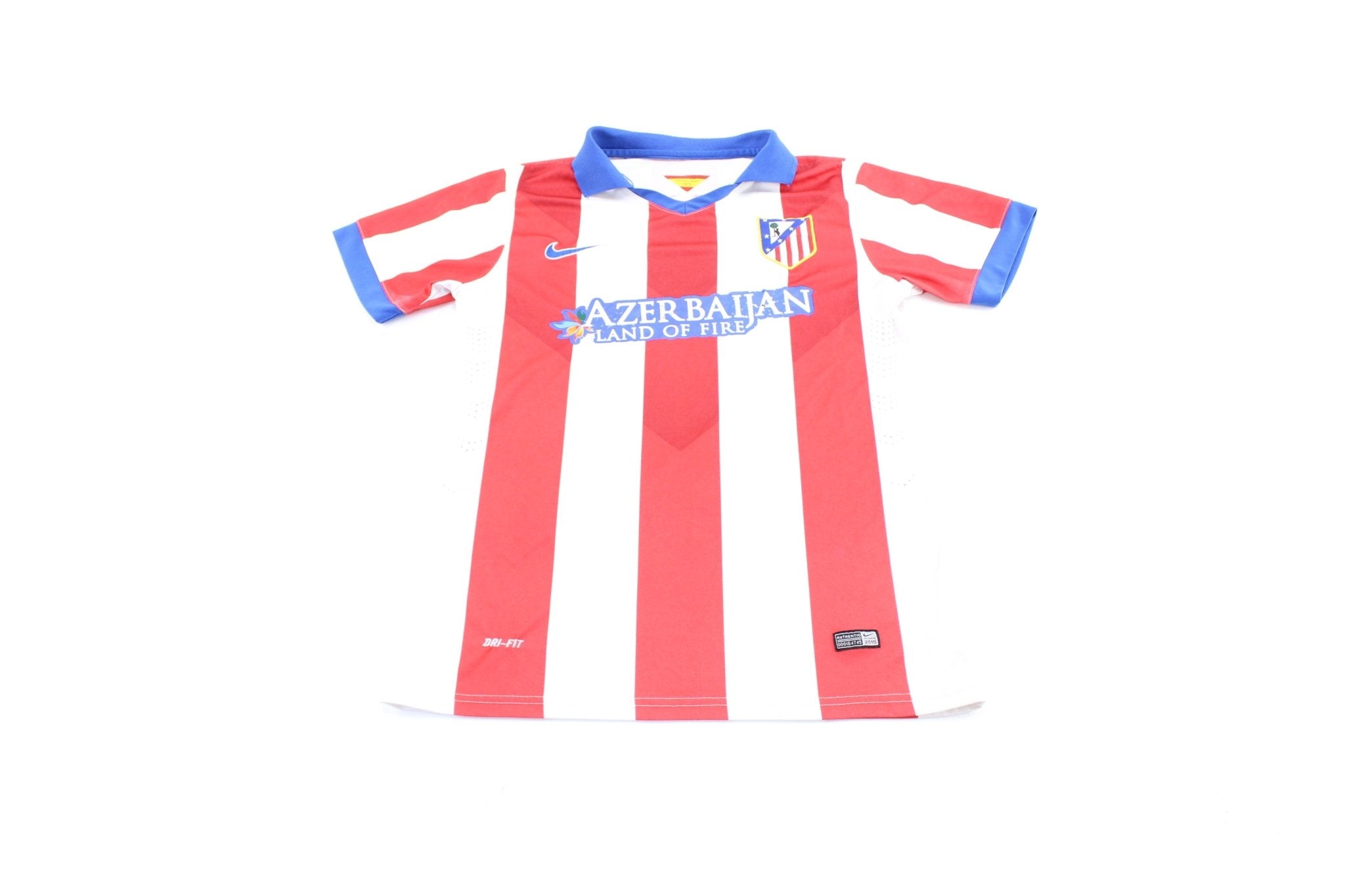 Nike Embroidered Logo Atletico De Madrid Soccer Jersey - ThriftedThreads.com