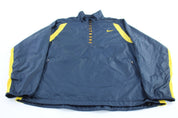 Nike Embroidered Logo Blue & Yellow Livestrong Half Zip Jacket - Jackets - Thrifted Threads