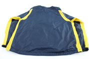 Nike Embroidered Logo Blue & Yellow Livestrong Half Zip Jacket - Jackets - Thrifted Threads