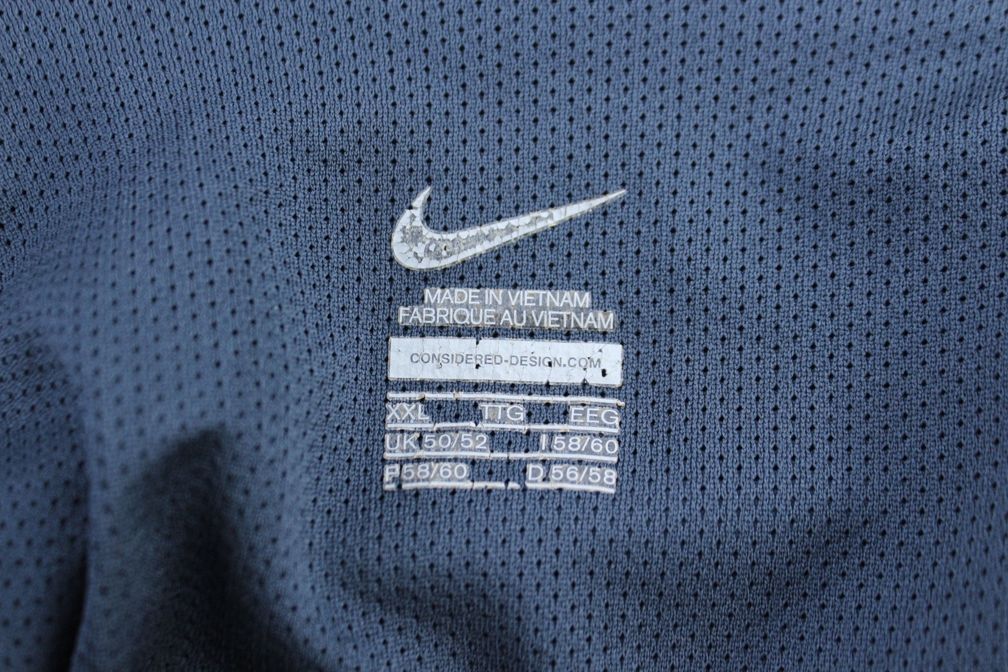 Nike Embroidered Logo Blue & Yellow Livestrong Half Zip Jacket - Jackets - Thrifted Threads