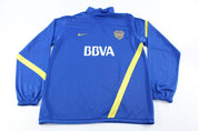 Nike Embroidered Logo CABJ Soccer Blue & Yellow Pullover - ThriftedThreads.com