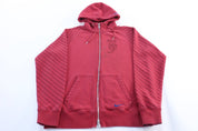 Nike Embroidered Logo FC Barcelona Barca Zip Up Hoodie - ThriftedThreads.com