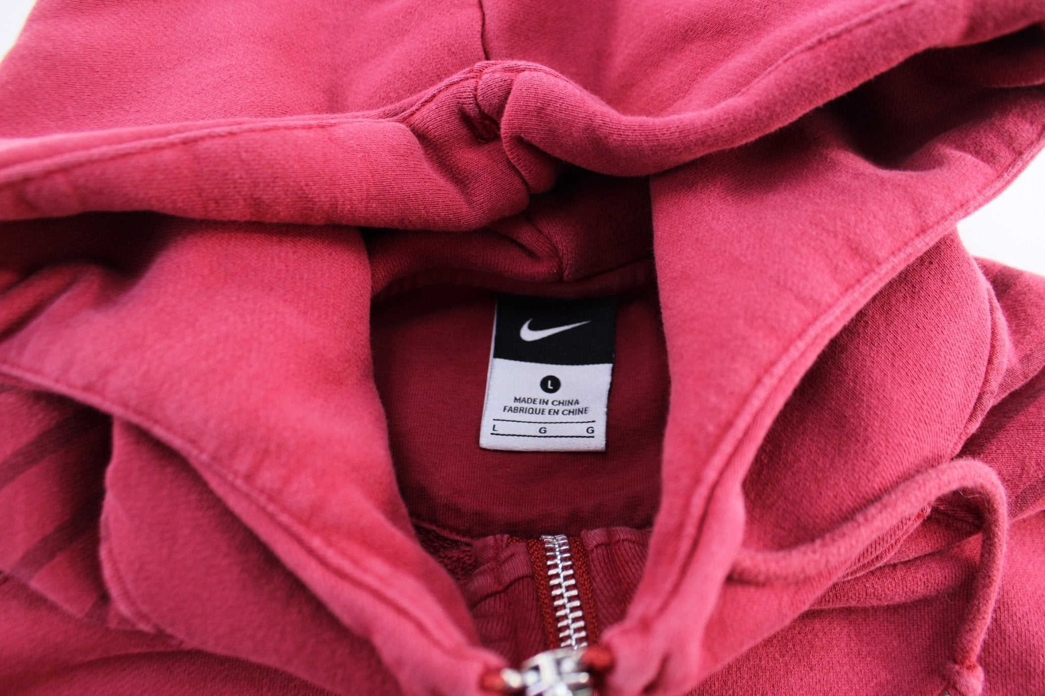Nike Embroidered Logo FC Barcelona Barca Zip Up Hoodie - ThriftedThreads.com