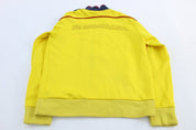 Nike Embroidered Logo FC Barcelona Striped Track Jacket - ThriftedThreads.com