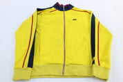 Nike Embroidered Logo FC Barcelona Striped Track Jacket - Jackets - Thrifted Threads