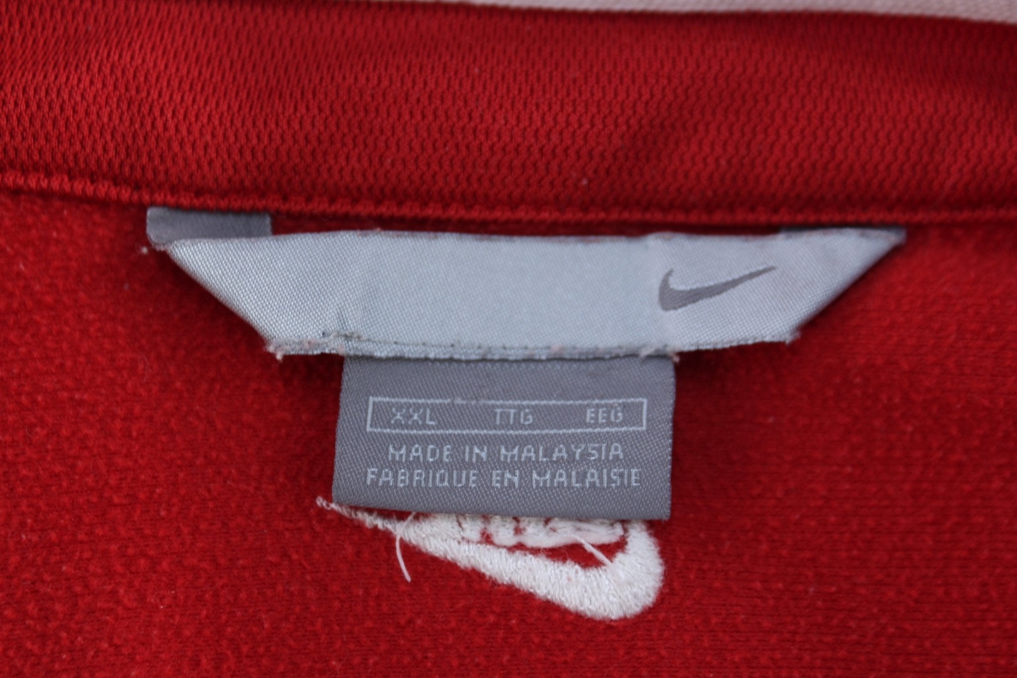Nike Embroidered Logo Full Zip Track Jacket - Jacket - Thrifted Threads