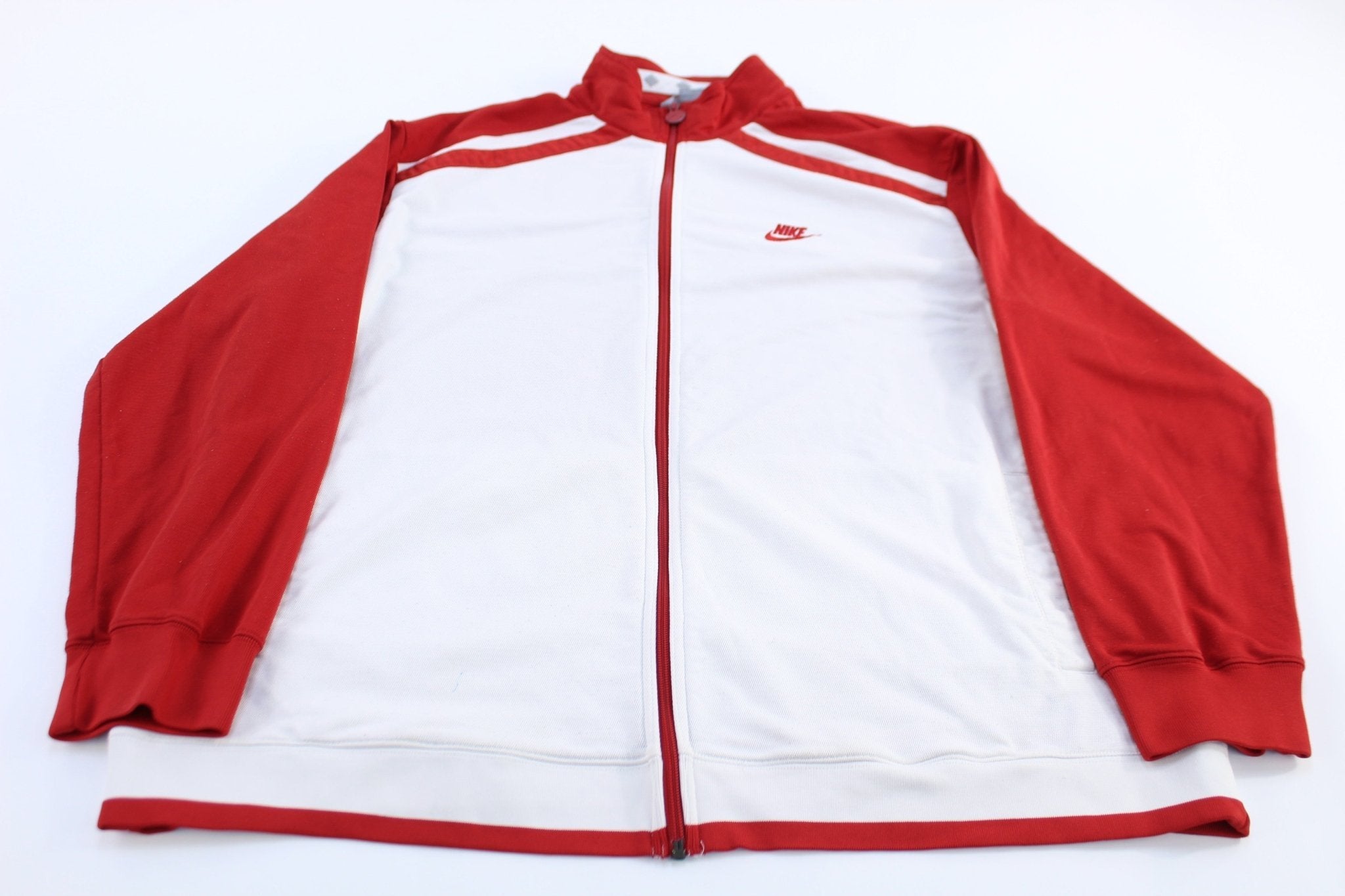 Nike Embroidered Logo Full Zip Track Jacket - Jacket - Thrifted Threads