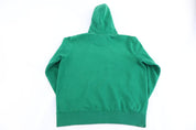 Nike Embroidered Logo Green Pullover Hoodie - Sweatshirt - Thrifted Threads