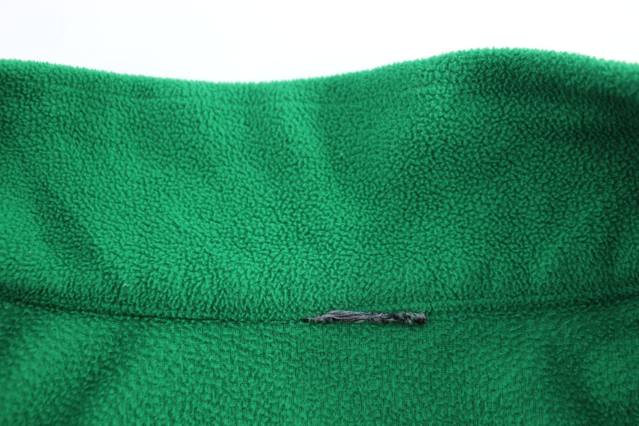 Nike Embroidered Logo Green Quarter Zip Fleece Sweater - Sweater - Thrifted Threads