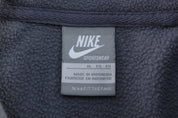 Nike Embroidered Logo Grey Fleece Full Zip Jacket - Jacket - Thrifted Threads