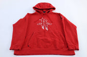 Nike Embroidered Logo Houston Rockets Pullover Hoodie - Jackets - Thrifted Threads