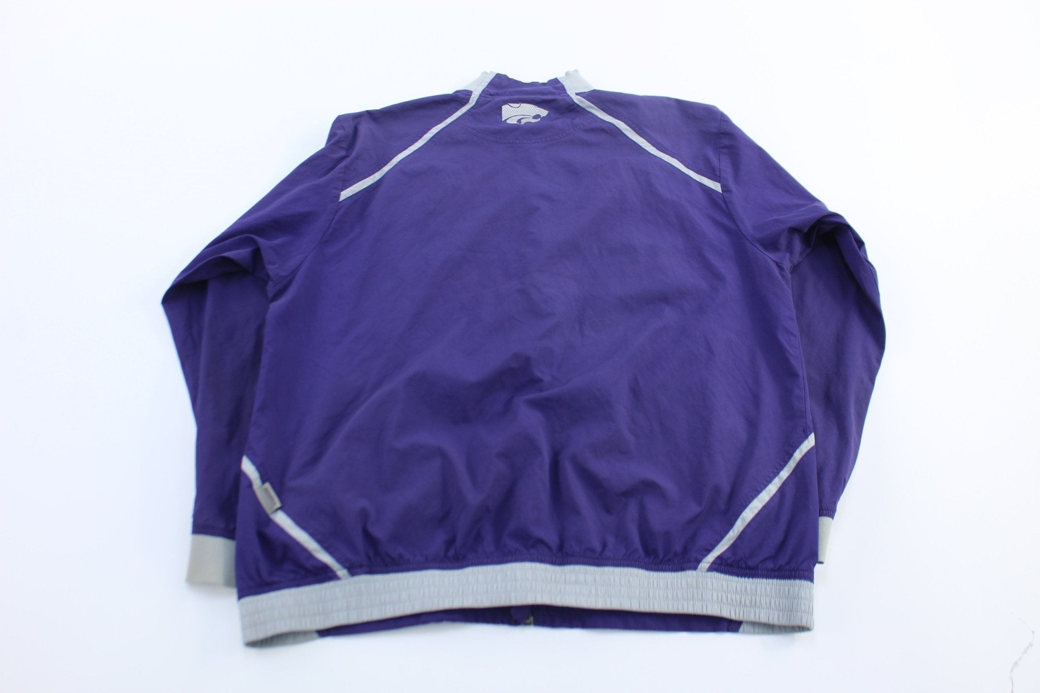 Nike Embroidered Logo Kansas State Wildcats Zip Up Jacket - Jacket - Thrifted Threads