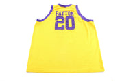 Nike Embroidered Logo Los Angeles Lakers Gary Paton Basketball Jersey - ThriftedThreads.com