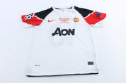 Nike Embroidered Logo Manchester United Wayne Rooney Soccer Jersey - ThriftedThreads.com