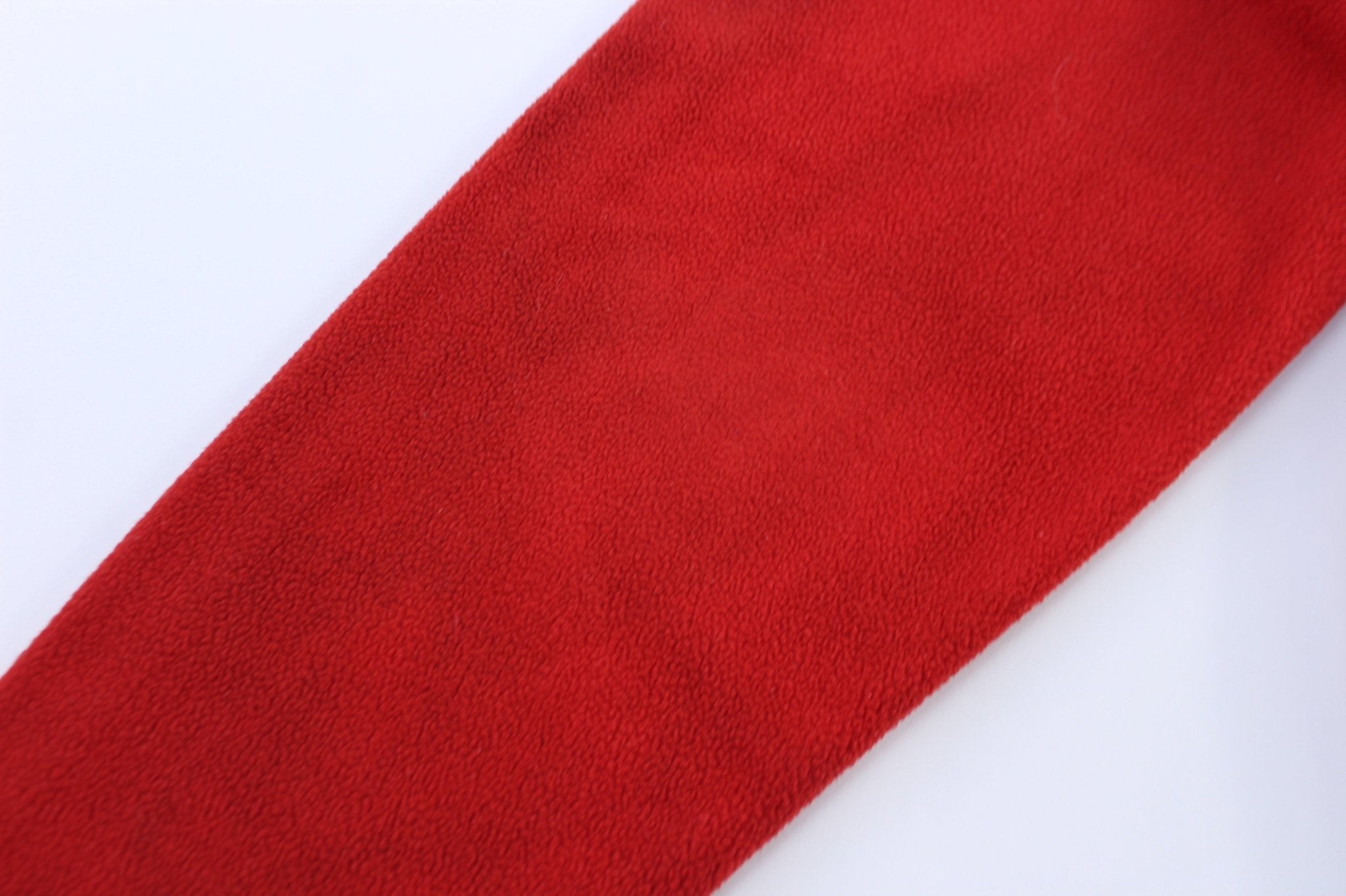Nike Embroidered Logo Red Fleece Pullover - ThriftedThreads.com