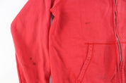 Nike Embroidered Logo Red Zip Up Jacket - Jackets - Thrifted Threads
